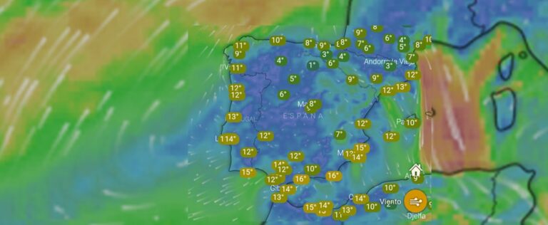 ola de frío. brasero eléctrico