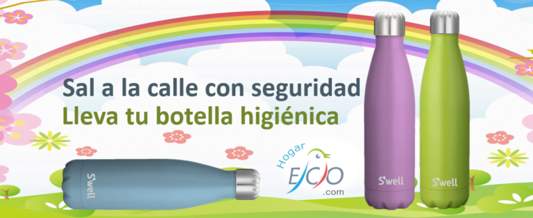 botella higienica conra coronavirus covid-19 Hidratarse