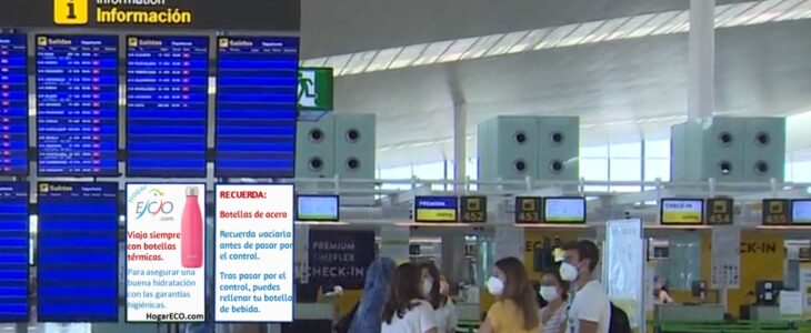 Se pueden llevar botellas de acero en el avión? ✓ - Hogar ECO