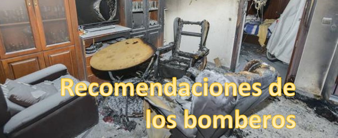 recomendaciones de los bomberos